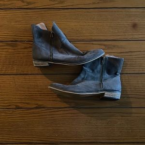 Grey American Eagle Zip Bootie